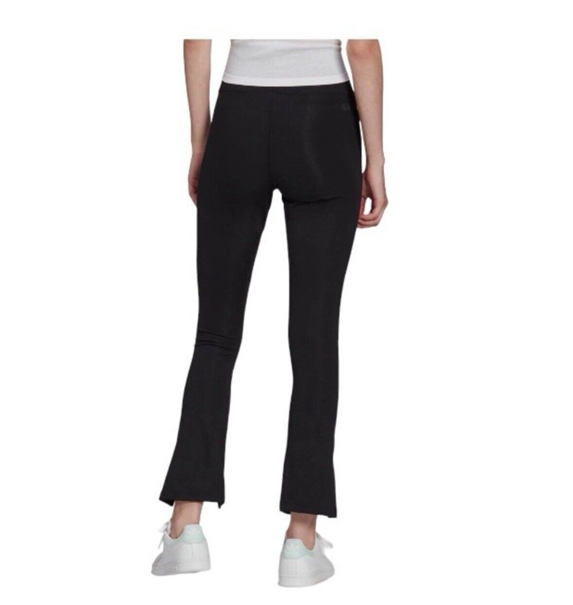 NWT Adidas ~ Adicolor Classics SST Open Hem Black Tights in Large NWT