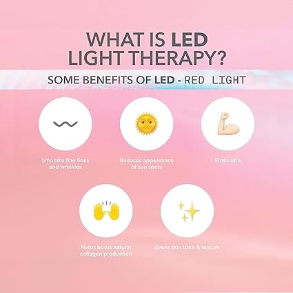 Dr Dennis Gross DRx SpectraLite Dpl FaceWare Pro: Smoothes fine lines and wrinkles across the face, firms skin, prevents acne breakouts, reduces redness and irritation (white)