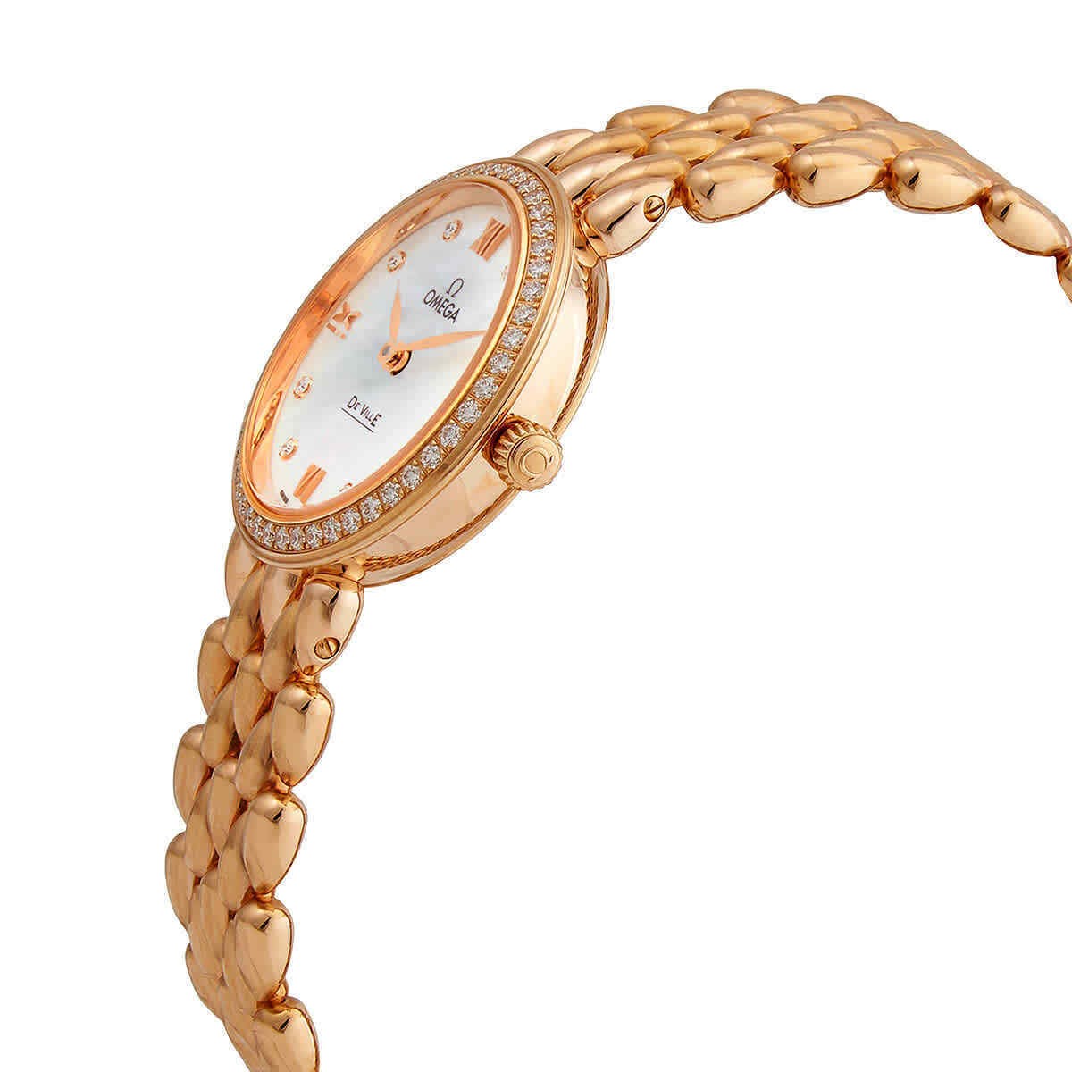 Omega De Ville Prestige Shi Ying Diamond Ladies Watch 424.55.27.60.55.004-