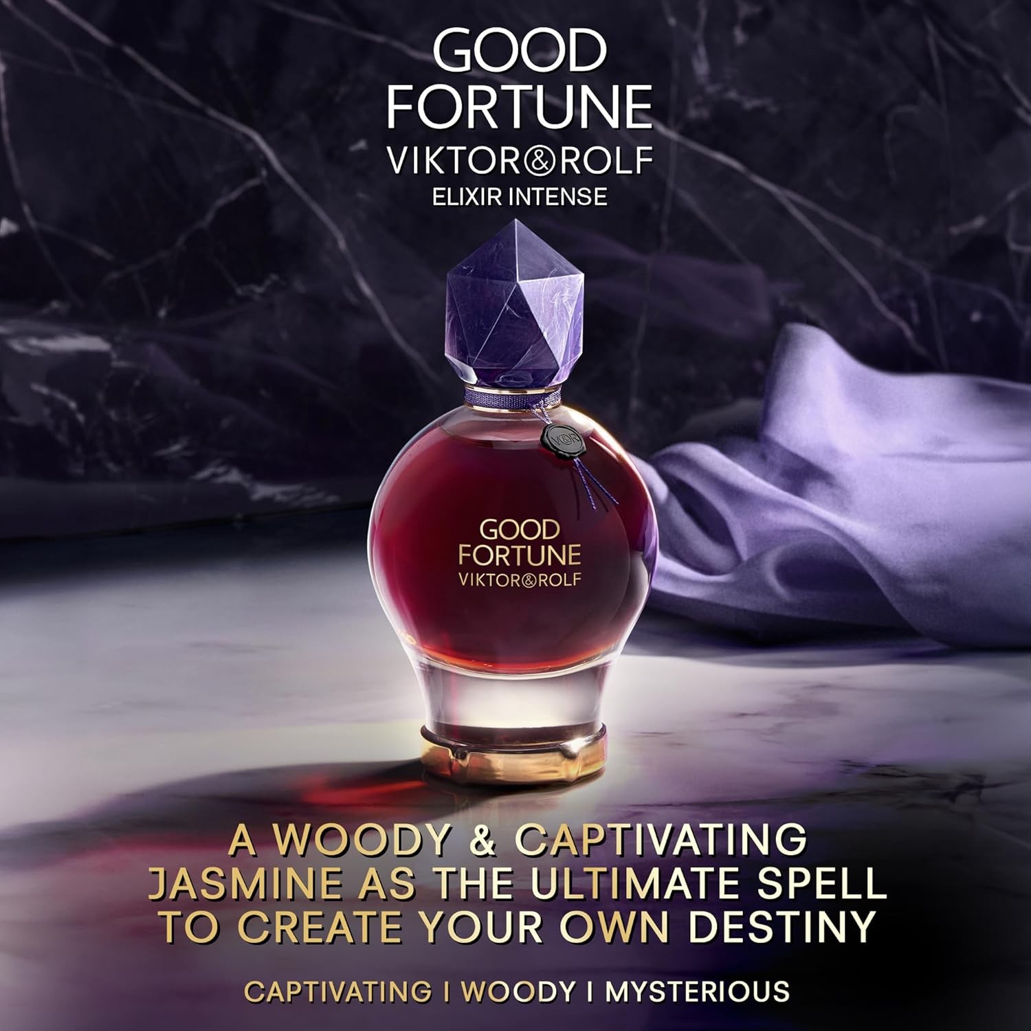 Viktor&Rolf - Good Fortune Eau de Parfum Intense - Floral and amber - Women's fragrance - with notes of vanilla and sandalwood