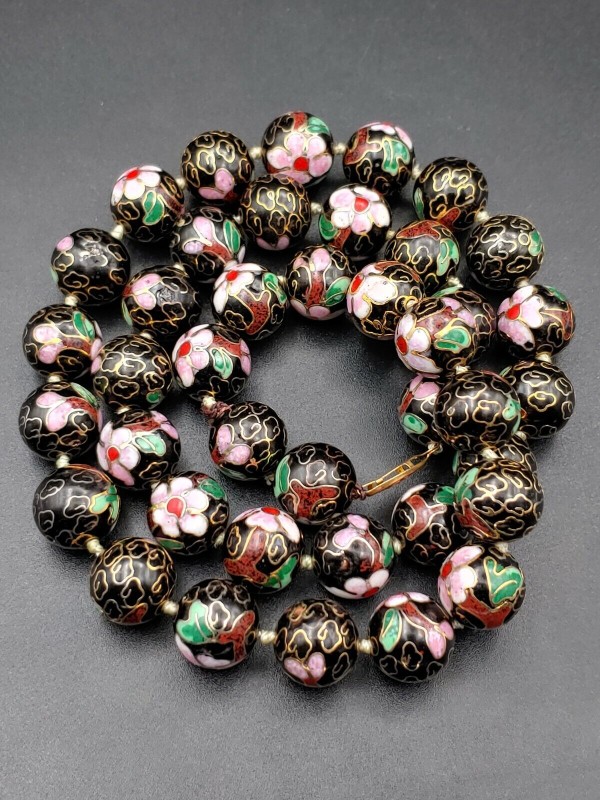 Gemstone Flower Beads Art Necklace Bracelet