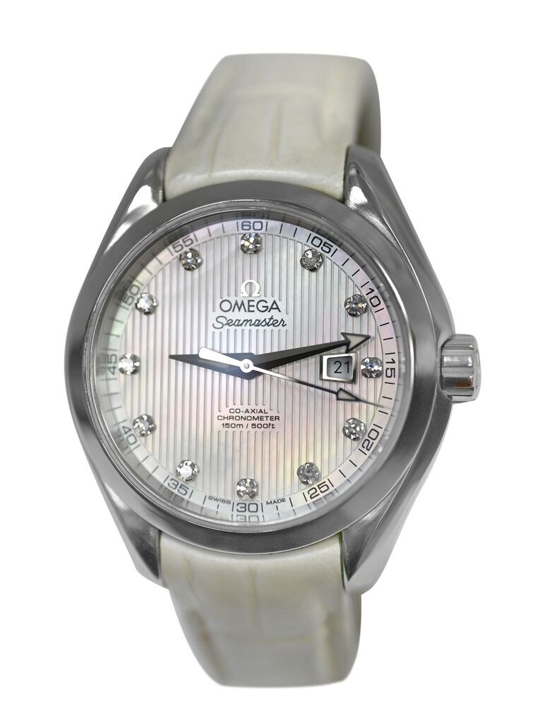 Omega Seamaster Aqua Terra 231.13.34.20.55.001 Date Steel 34MM Ladies' Automatic