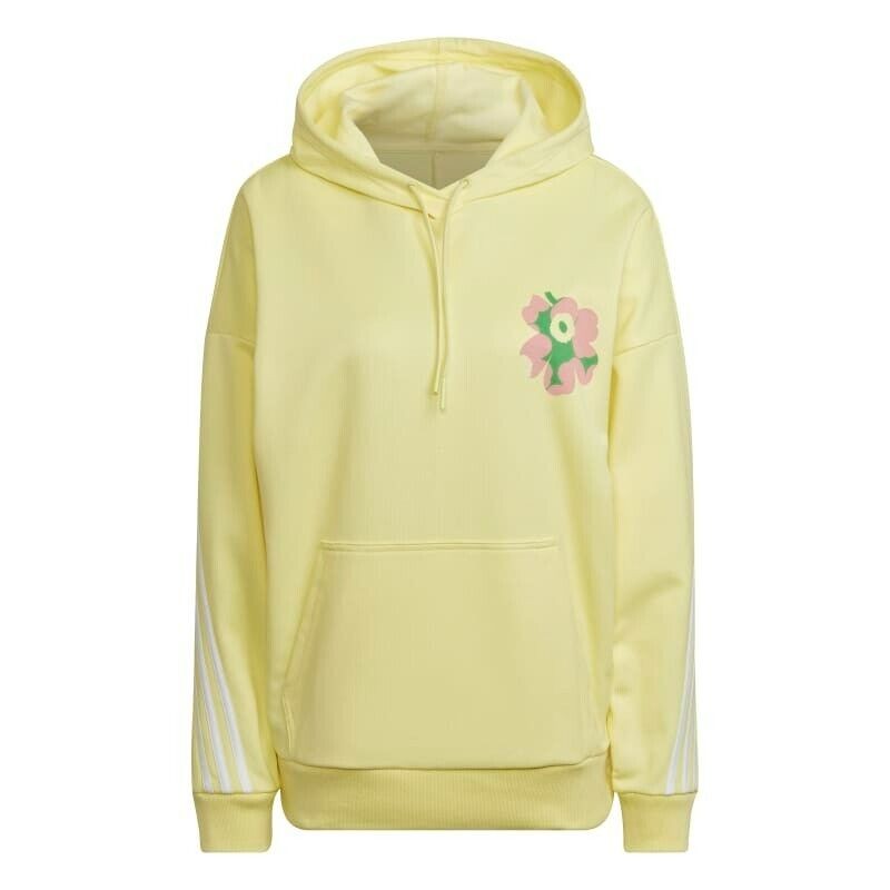 adidas x Marimekko Hoodie PLUS SIZES Yellow RRP £65 Brand New HC2936