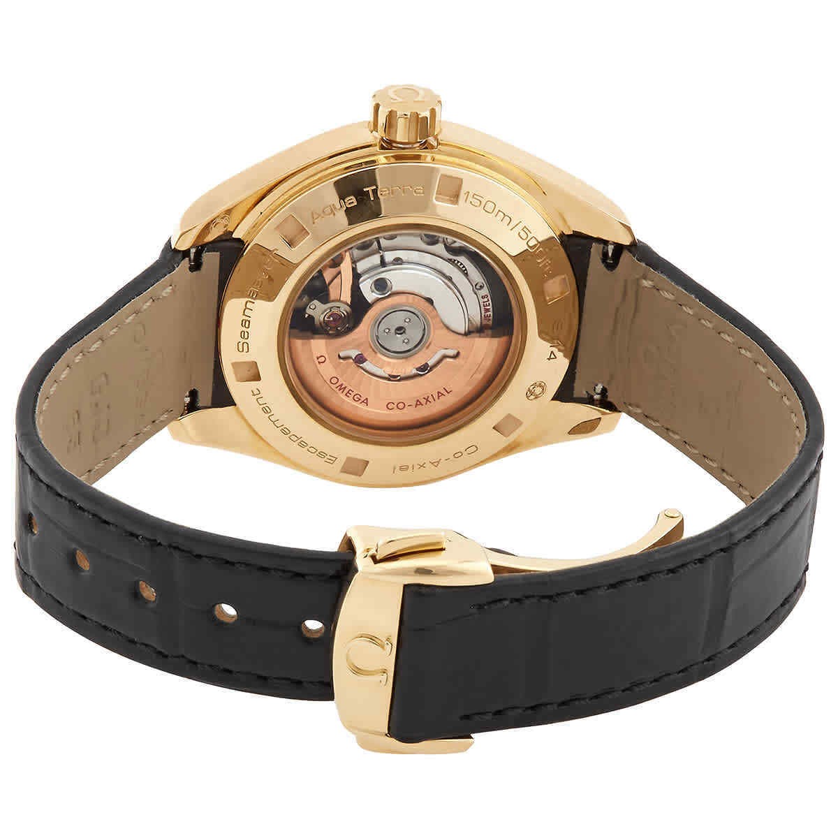 Omega Seamaster Aqua Terra Automatic Chronograph Black Dial Ladies' Watch -