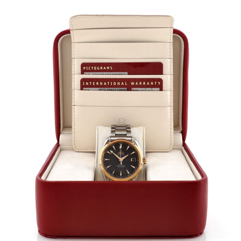 Omega Seamaster Aqua Terra 150M Coaxial Timer Automatic Watch Stainless Steel S-