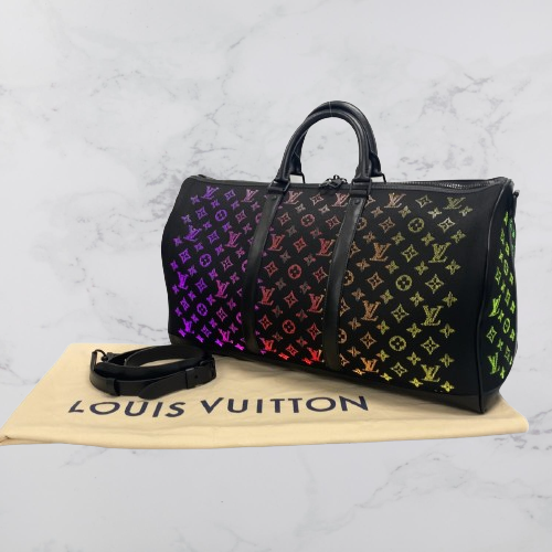 [Rank SA] Louis Vuitton M44770 KEEPALL 50 LED Duffle Limited Edition Japan-