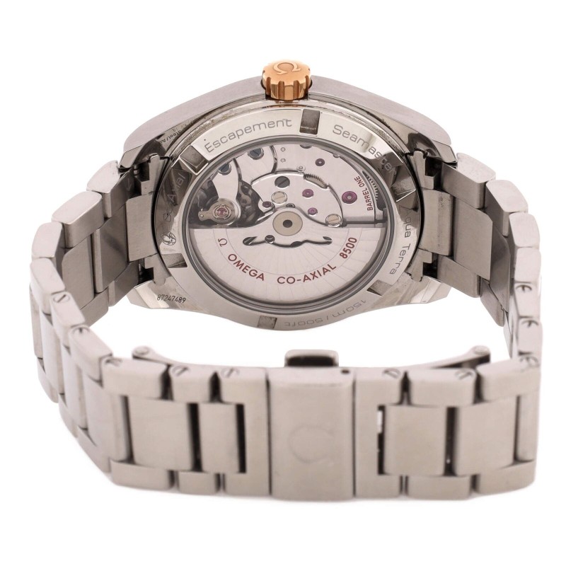 Omega Seamaster Aqua Terra 150M Coaxial Master Timer Automatic Watch Stai-