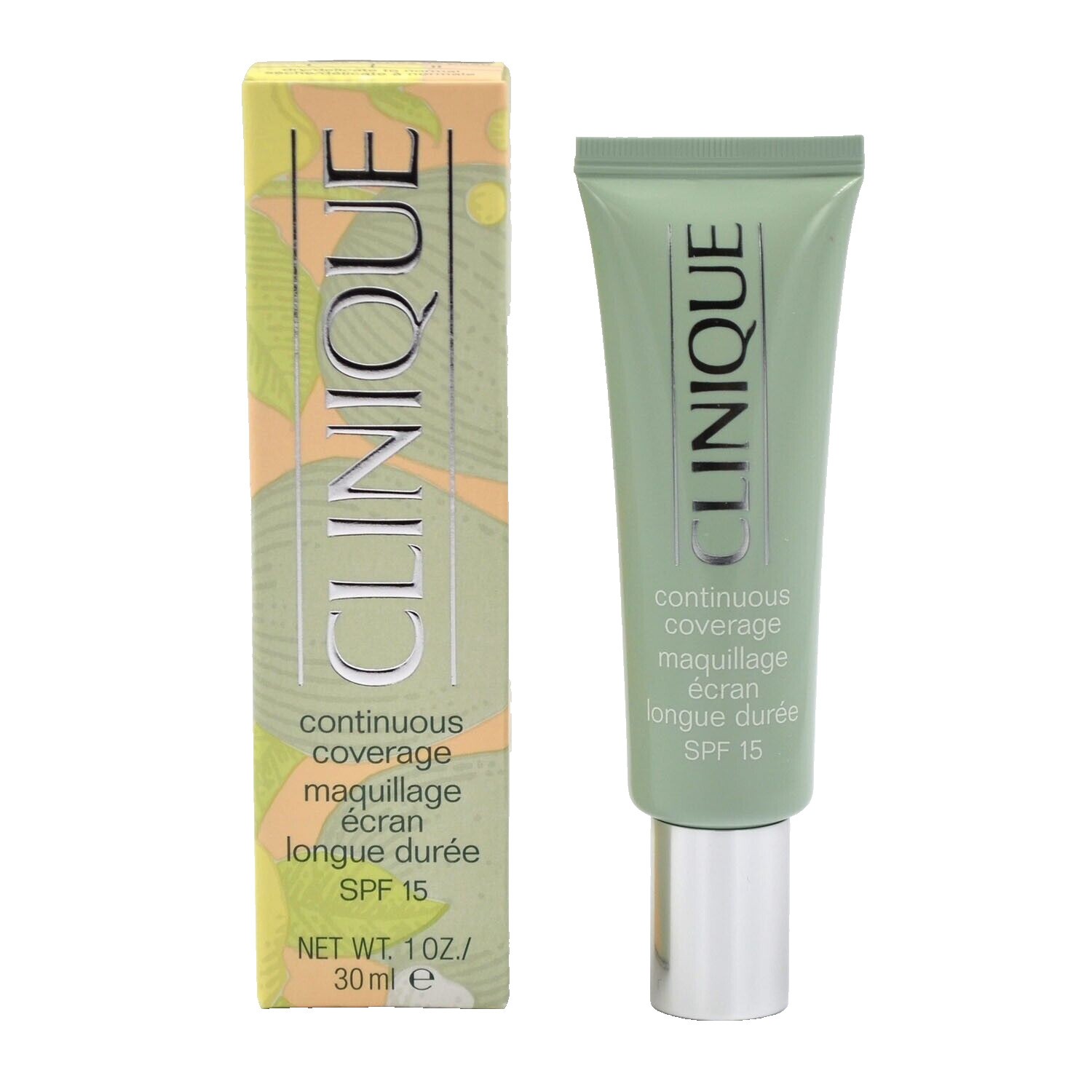 Clinique Continuous Coverage Makeup SPF 15 08 Creamy Glow 1 Oz