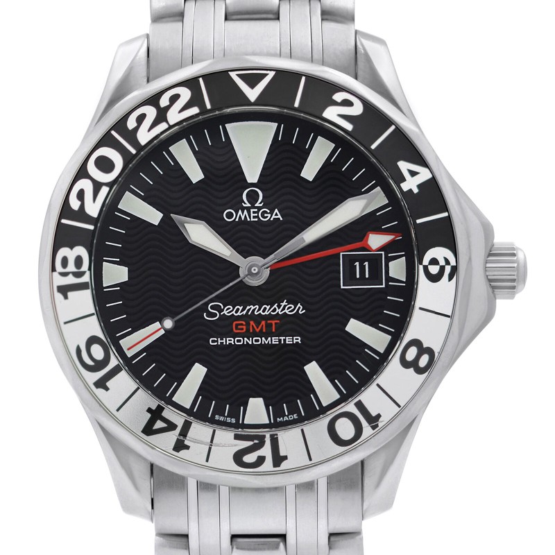 Omega Seamaster GMT 50th Anniversary Steel Black Dial Men's Watch 2234.50.00-