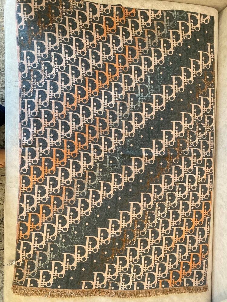 Christian Dior Stole Scarf Silk Cashmere