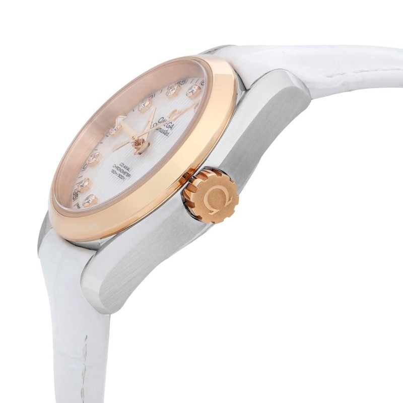 Omega Seamaster Aqua Terra 18ct Gold MOP Dial Ladies Watch 231.23.30.20.55.002-