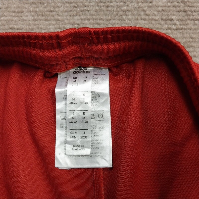 Adidas Aeroready Women's Medium 12-14 Red Elastic Waist Sports Shorts-