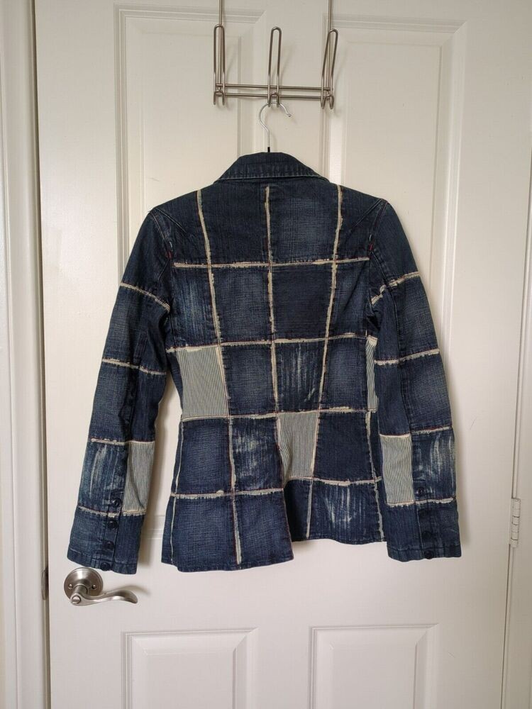 Rare Vintage Pepe Jeans London 75 Women's Denim Jacket Size M Medium RRP £200