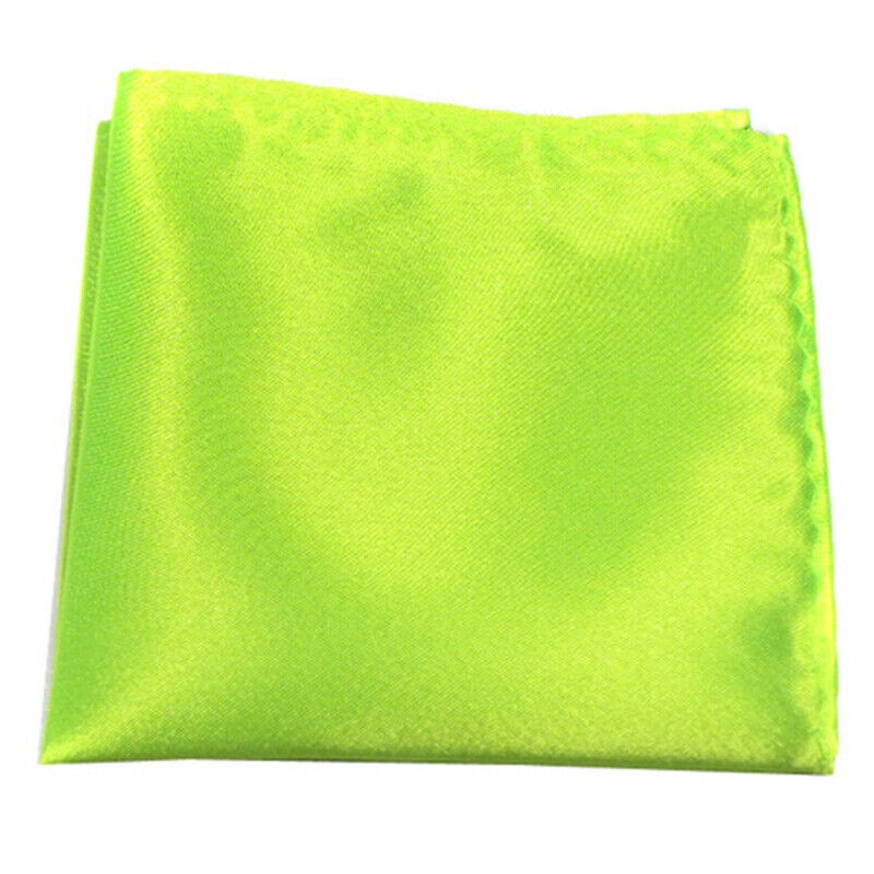 Men Square Towel Silk Satin Handkerchief Wedding Party Suit Pocket Accessories