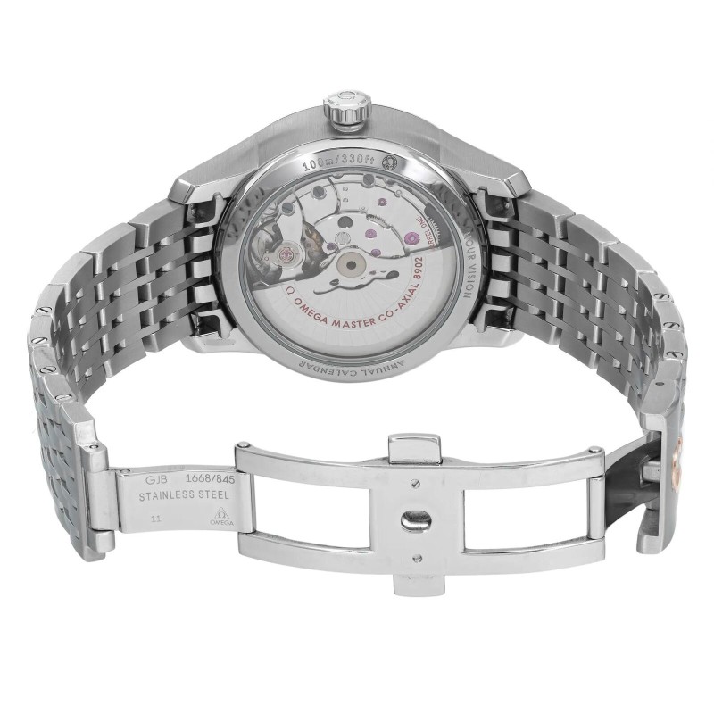 Omega De Ville Hour Mission Steel Brown dial Automatic watch 433.10.41.22.10.01-