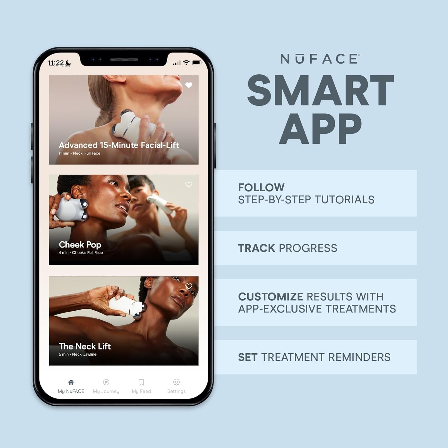 NuFACE TRINITY+ Microcurrent Facial Device Kit - Limited Edition FDA Cleared Facial Massager Device + Microcurrent Gel Activator, Cleansing Wipes and Brush - Velvet Rose