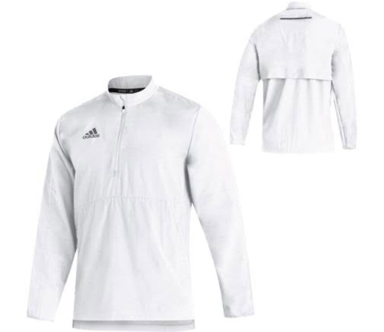 Adidas jacket women's quarter zipper pullover lightweight-