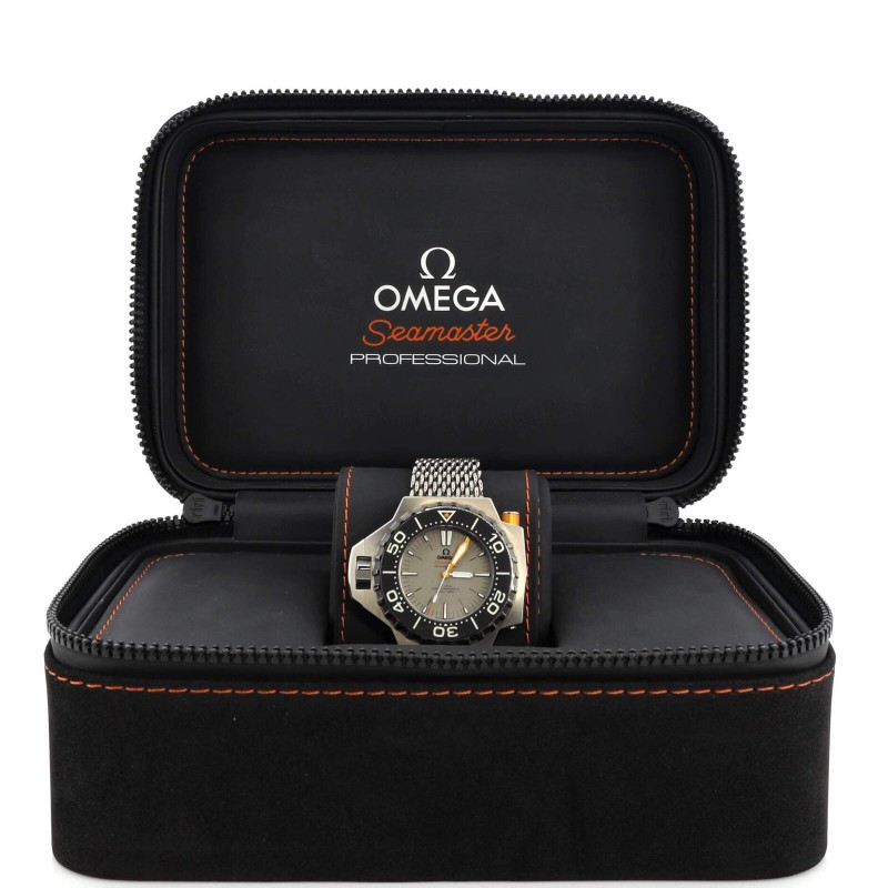 Omega Ploprof 1200M Co Axial Master chronometer automatic titanium 55--