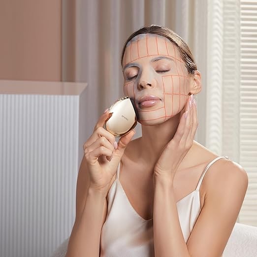 AMIRO S1 Skincare Facial Device Stamp Style Kit AMIRO Collagen HydraGlow Serum