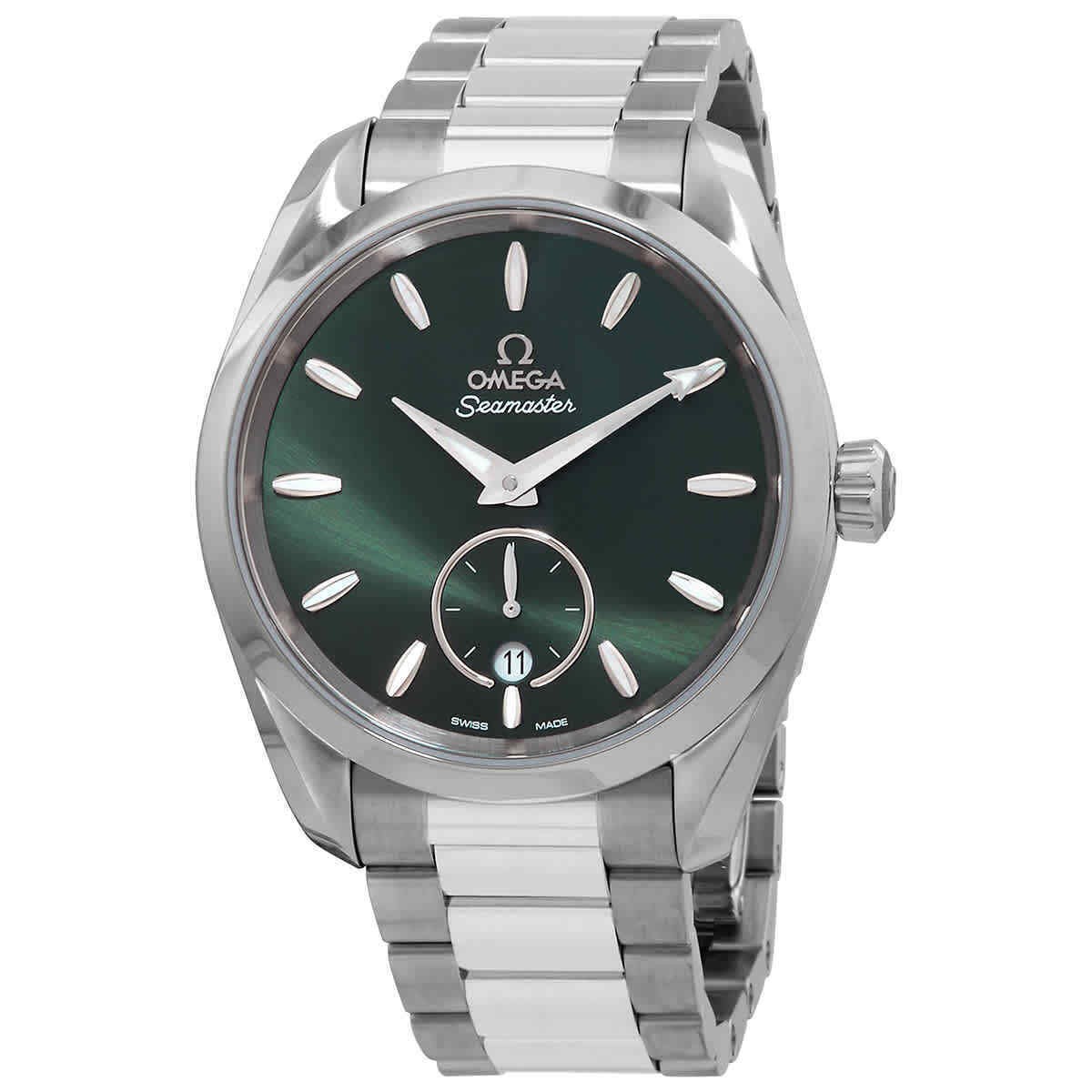 Omega Aqua Terra green dial men's watch 220.10.38.20.10.001-