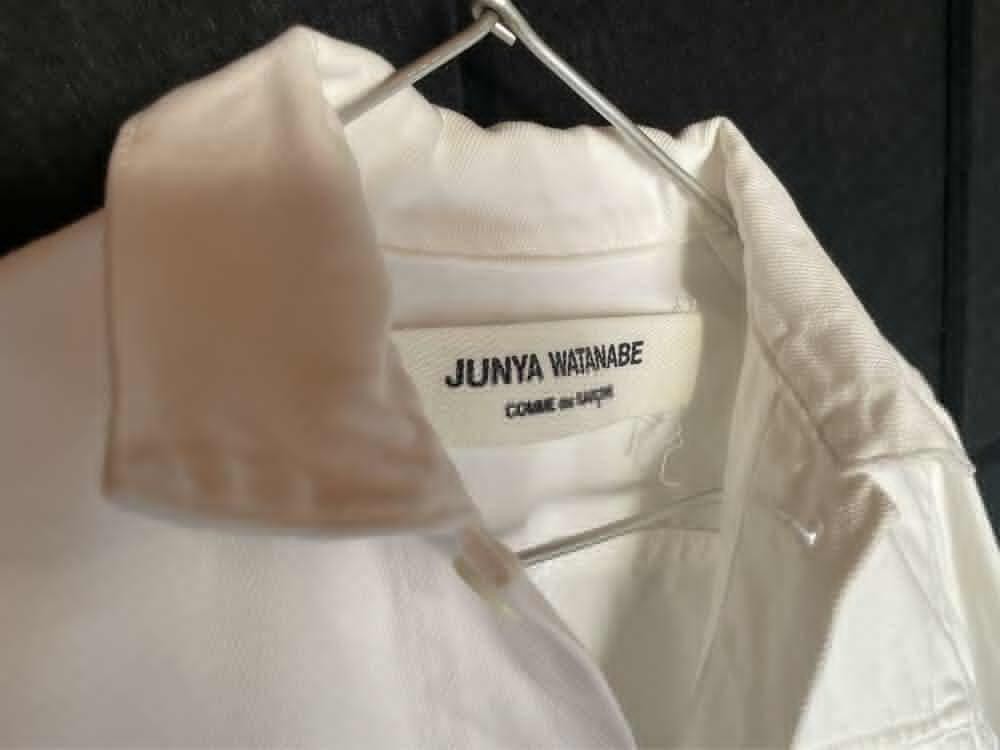 JUNYA WATANABE COMME des GARCONS White Denim Jacket Jean Jacekt Women size JP-S