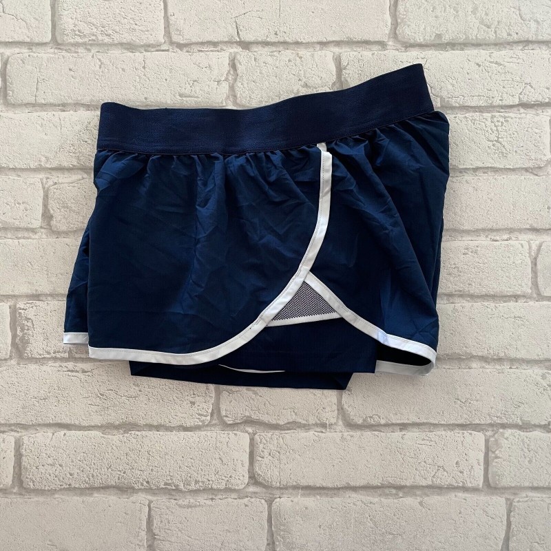 Adidas Running Shorts Womens Small S UK 8-10 Lined Gym Sports Training Blue