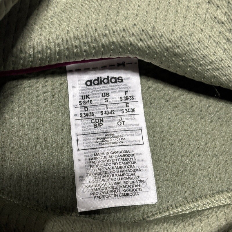 Adidas Aeroready sweater small green pullover simulation collar elasticity-