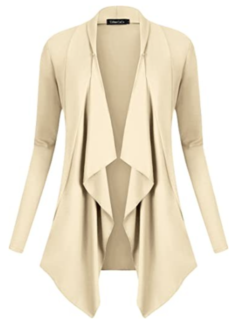 Urban CoCo Women's V Neck Ruffled One Shoulder Solid Chiffon Shirt