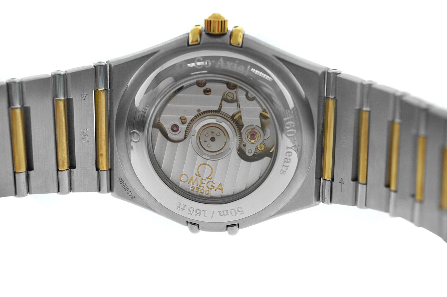 Omega Constellation 160 Years 111.25.36.20.58.001 Diamond 18K Gold 36mm Watch-