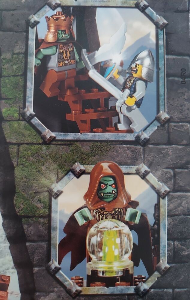 New LEGO Castle TROLL MOUNTAIN FORTRESS 7097 Kingdom knight troll witch orc king