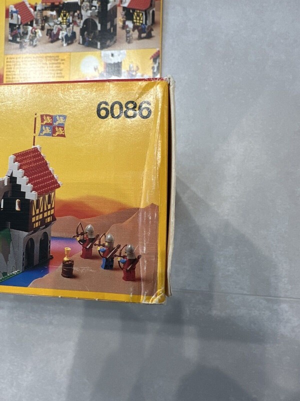 LEGO 6086 Black Knight’s Castle With Box And Instructions Read Description