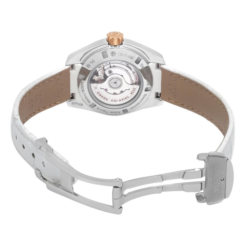 Omega Seamaster Aqua Terra 18ct Gold MOP Dial Ladies Watch 231.23.30.20.55.002-