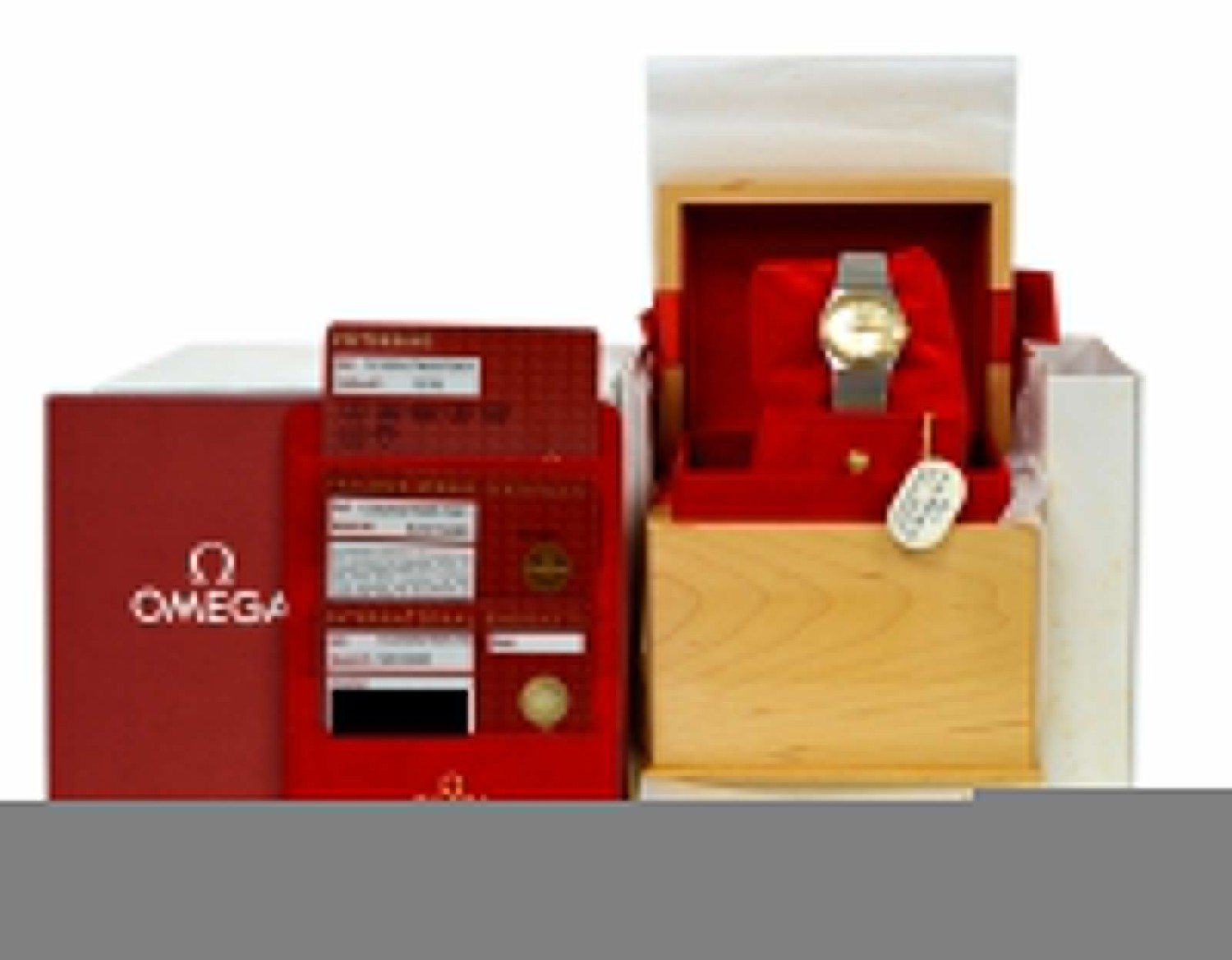 Omega Constellation 123.20.27.60.57.001 Diamond 18K Gold Steel 27mm Quartz Watch-