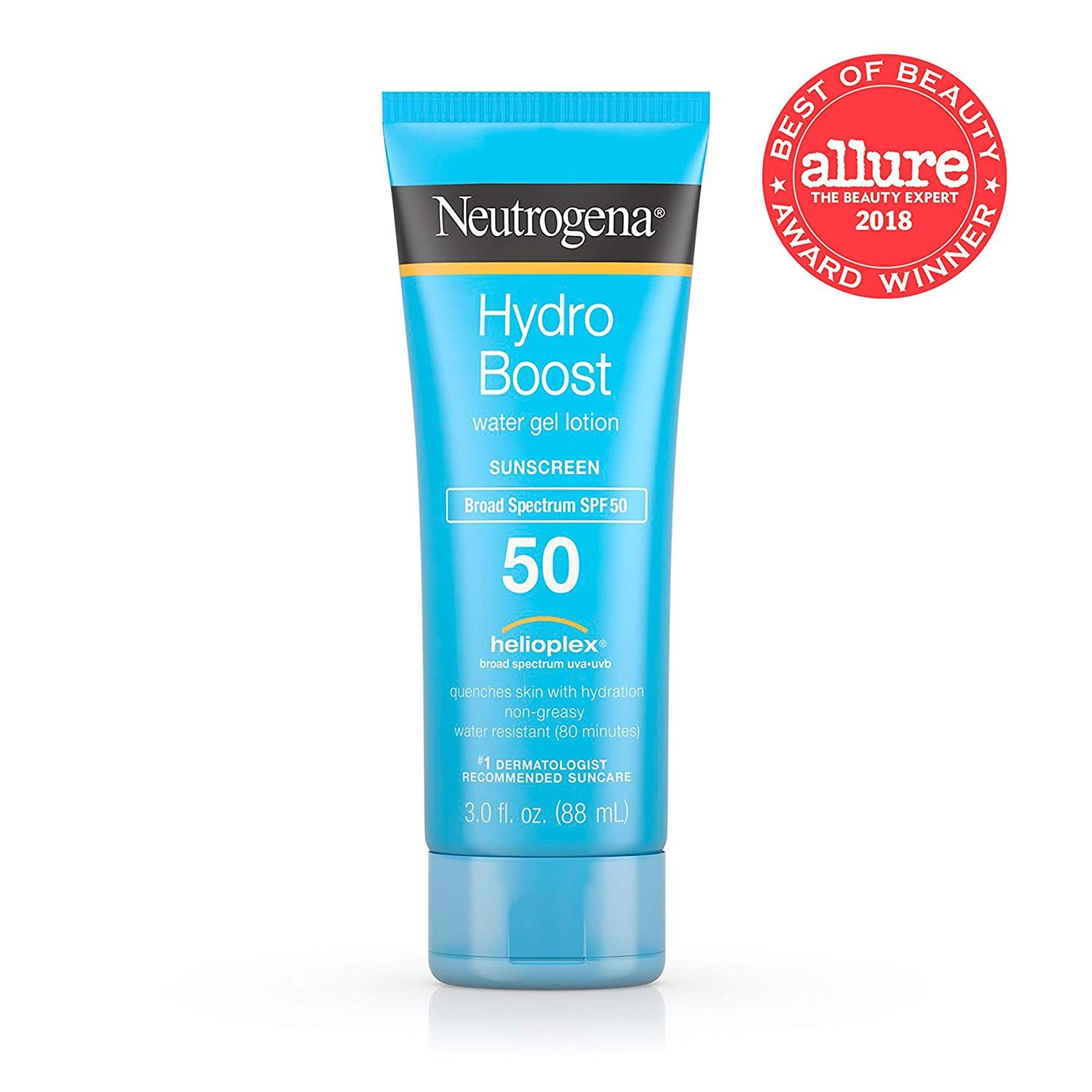 Neutrogena Hydro Boost Water Gel Sunscreen Lotion with 3 fl. Oz, Pack of 3