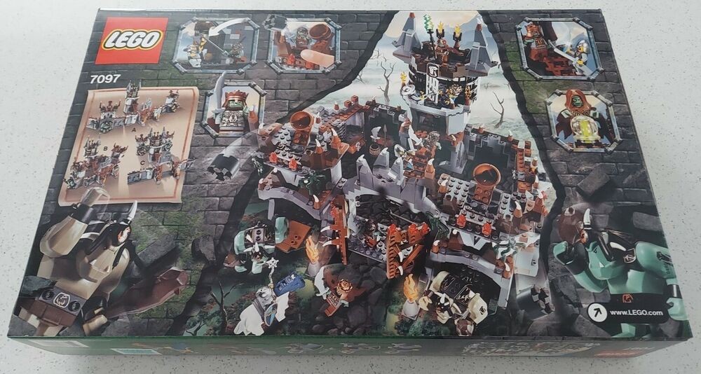 New LEGO Castle TROLL MOUNTAIN FORTRESS 7097 Kingdom knight troll witch orc king