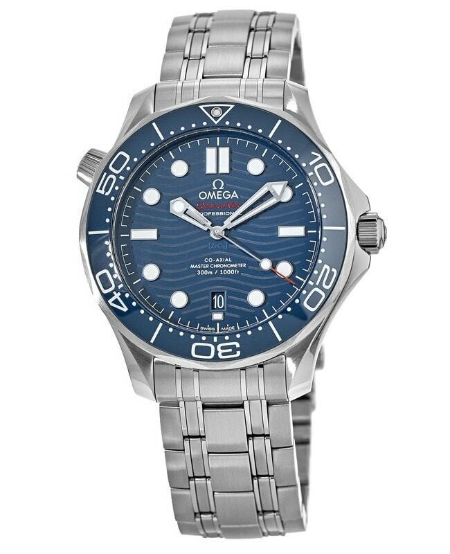 New Omega Seamaster Diver 300 M Blue Dial Men's Watch 210.30.42.20.03.001