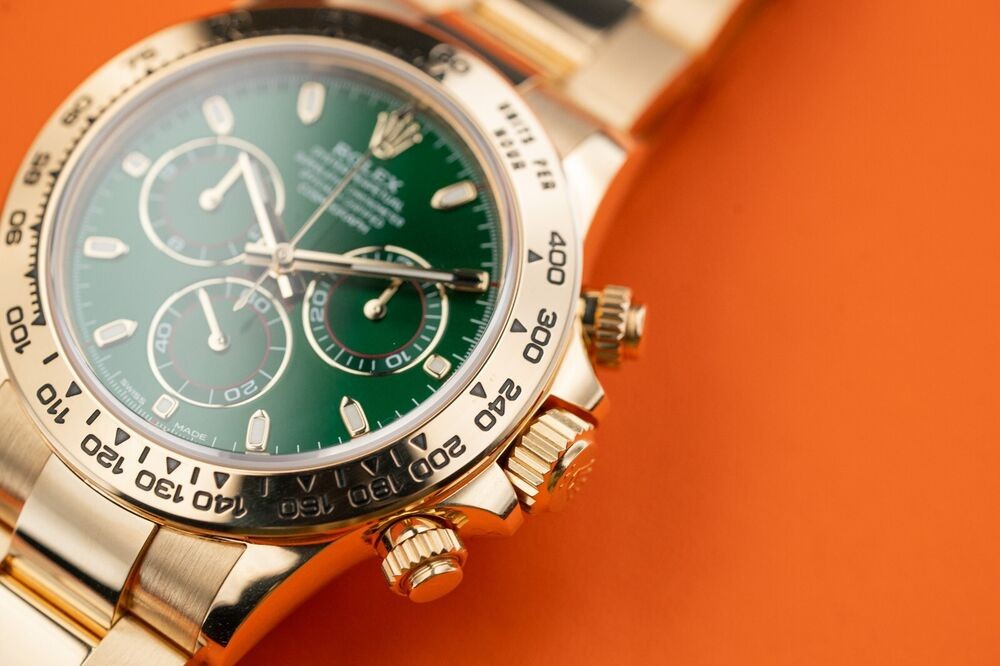 Rolex Daytona Cosmograph Yellow Gold Green Dial John Mayer 116508 2018