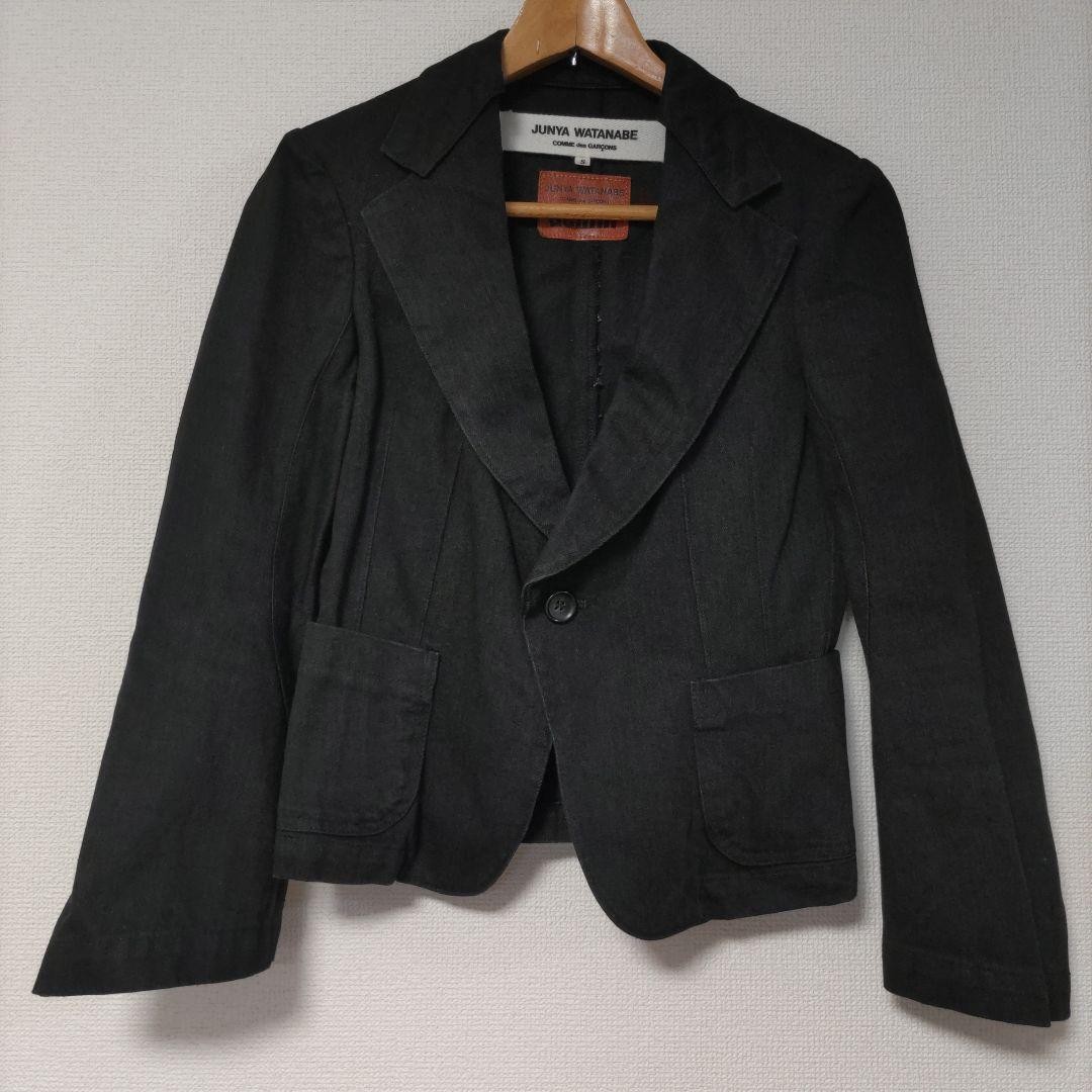 Junya Watanabe Comme Des Garcons Denim Jacket Cotton Blazer Women size JP-S
