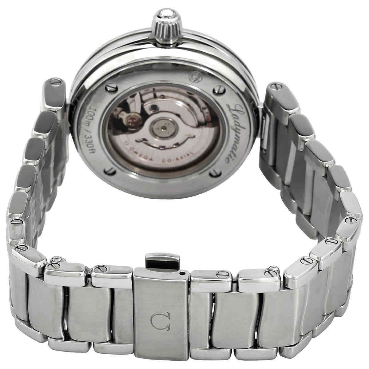 Omega De Villle ladies mop dial stainless steel ladies watch-