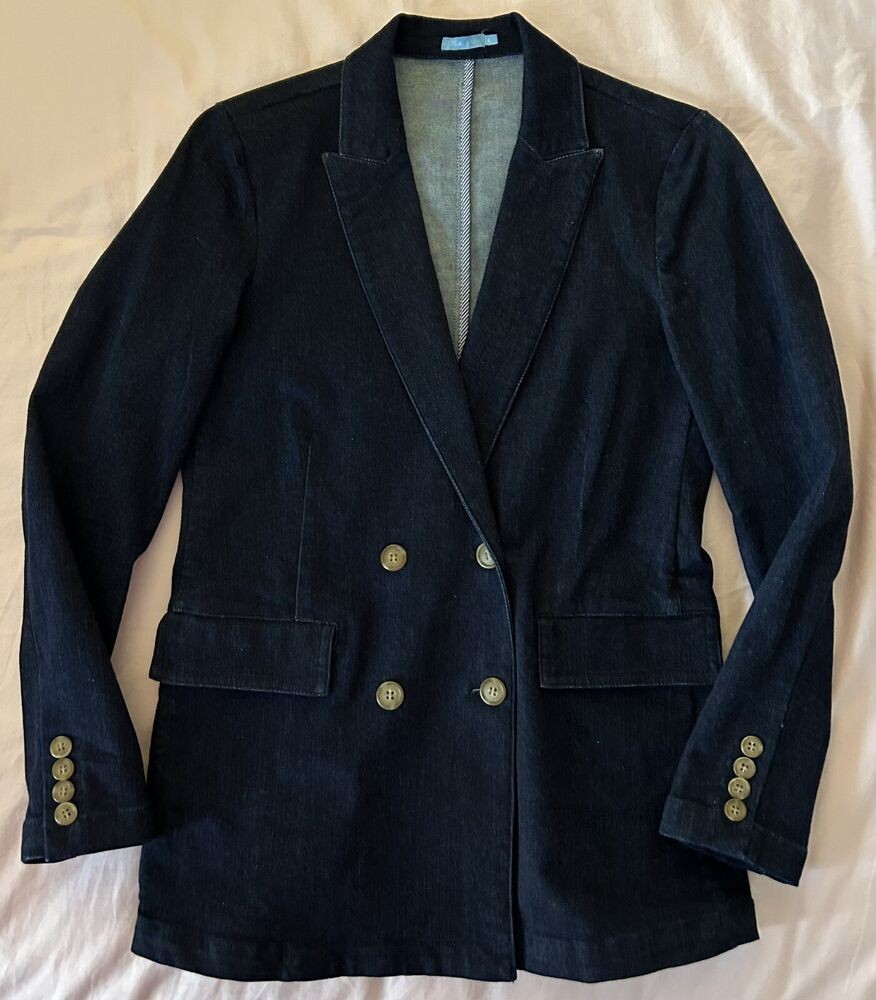 J. McLaughlin Ressie Denim Blazer, Size 4