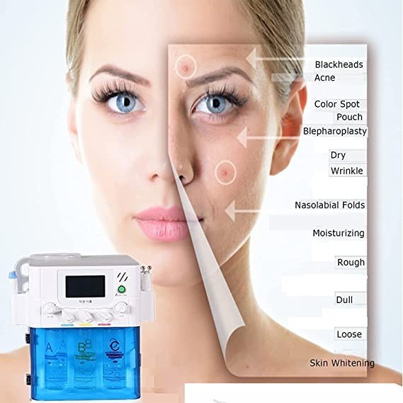 Facial Treatment 2 in 1 Water Exfoliating and Rejuvenating Machine Elitzia ETAQUA03