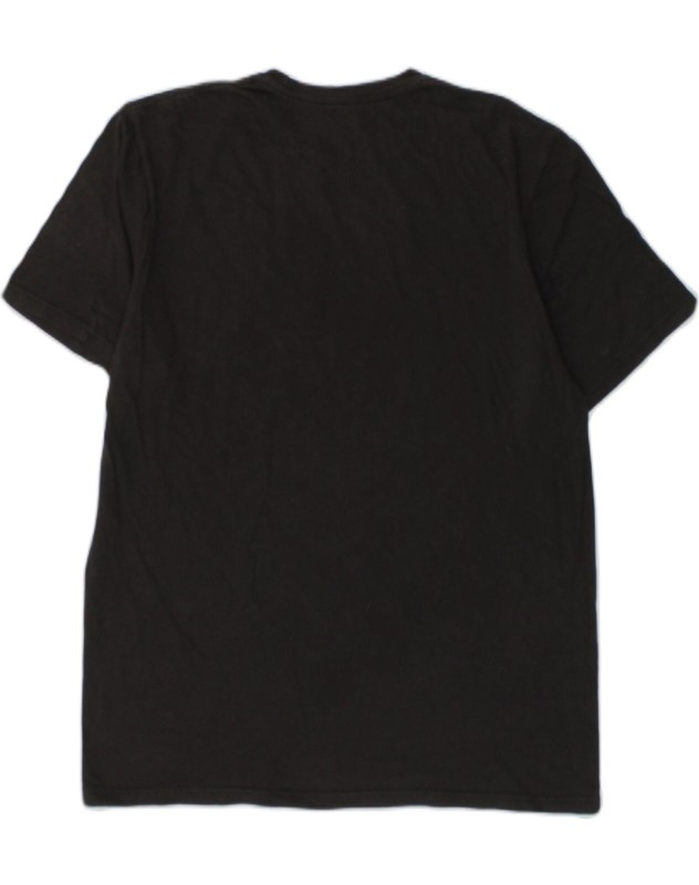 ADIDAS Womens The Go-To Tee Graphic T-Shirt Top UK 16 Large Black Cotton AJ41