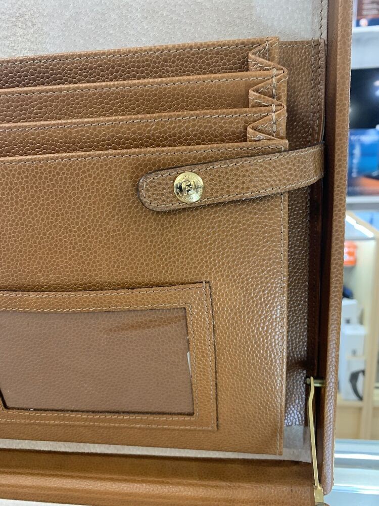 Vintage Original Fendi Leather Briefcase