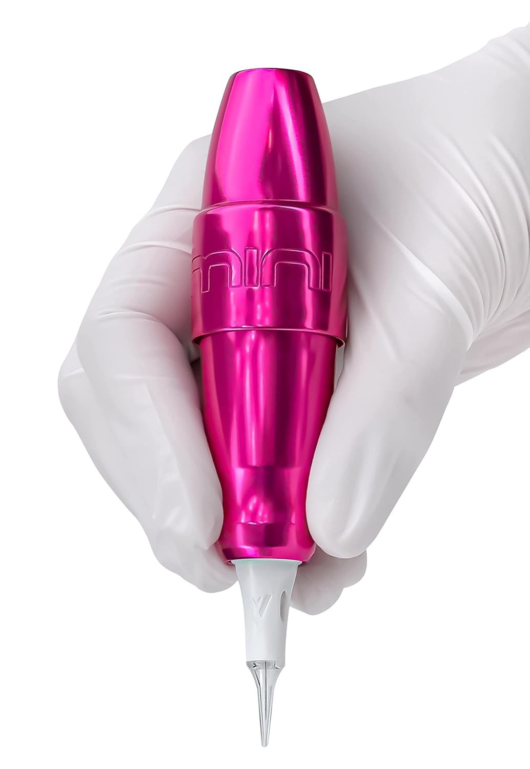 Microbeau - Xion Mini Tattoo Machine for Makeup Application - Bubblegum Color - Professional Cosmetic Tattoo Pen, 2.5mm Stroke for Microblading, Made in USA