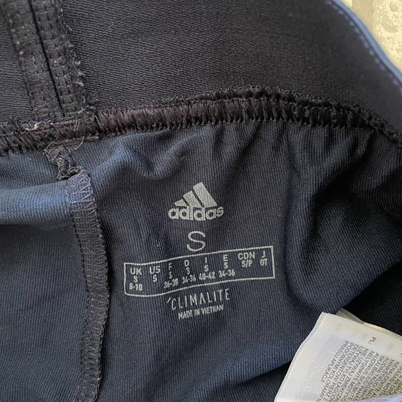 Adidas Running Shorts Womens Small S UK 8-10 Lined Gym Sports Training Blue