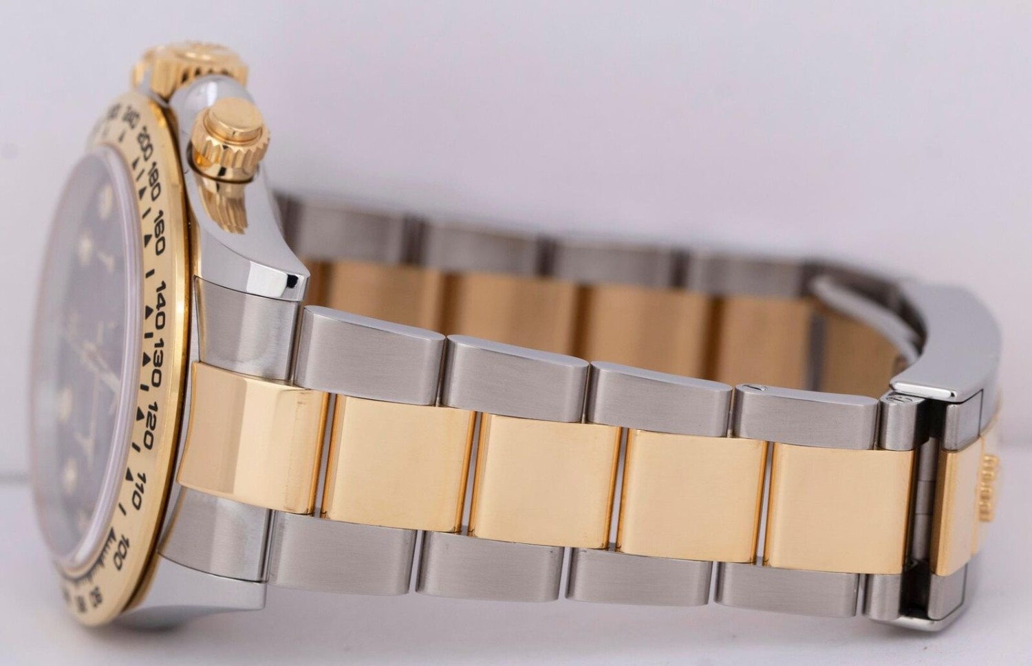 MINT 2020 PAPERS Rolex Daytona Cosmograph 40mm Black DIAMOND Two-Tone 116503 B+P