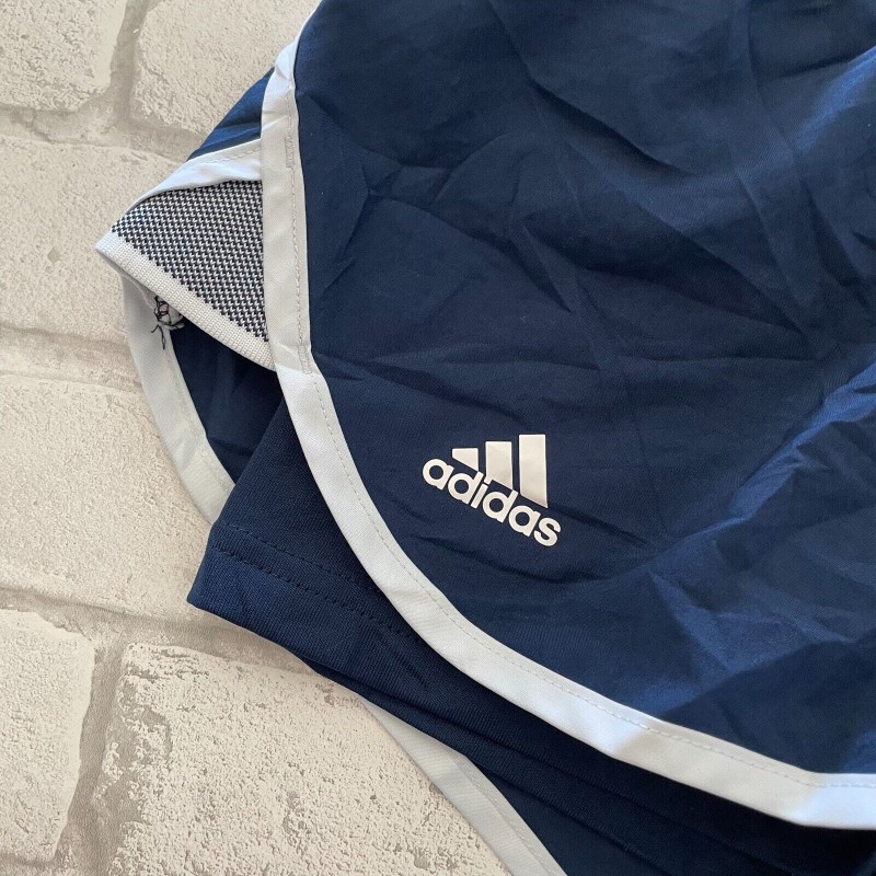 Adidas Running Shorts Womens Small S UK 8-10 Lined Gym Sports Training Blue