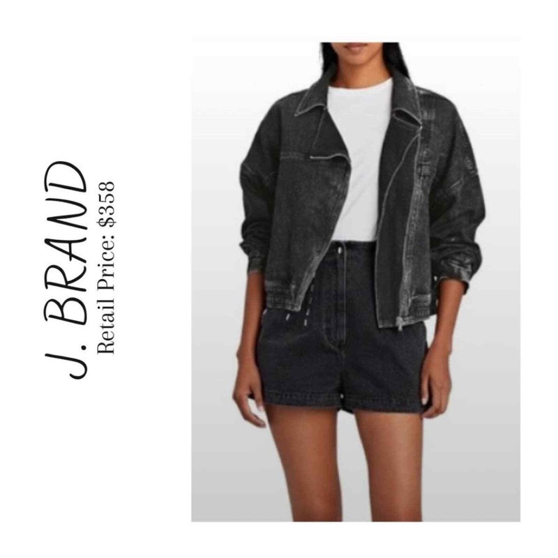 NWT J. Brand Andie Faded Denim Jacket