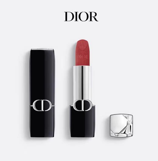 Dior DIOR brilliant blue gold lipstick set gift box velvet (188+720) Teacher's Day gift birthday gift female