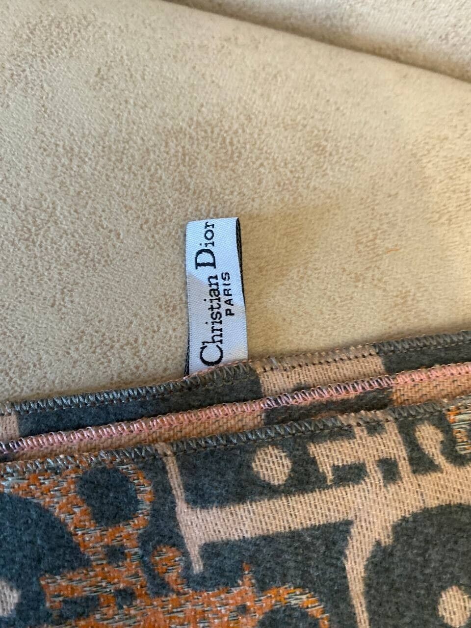 Christian Dior Stole Scarf Silk Cashmere